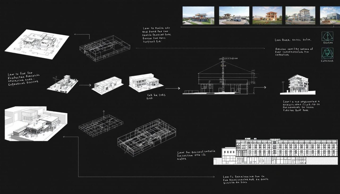Exploration des phases d'un projet architectural : de la conception à la réalisation